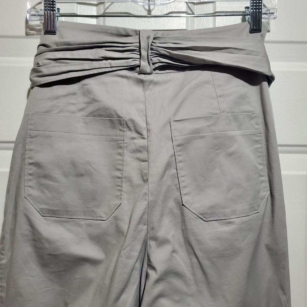 Anthropologie Cartonnier High Waisted Paperback Bow Sash Tie Belt Cropped Size 6 - Picture 10 of 13